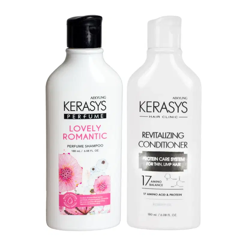 Kerasys Kit (Shampoo Perfume Lovely + Condicionador Revitalizing) 180ml