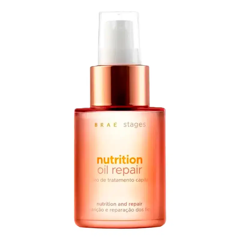kit Braé Stages Nutrition Shampoo 1L + Condicionador 1L + Máscara 500g + Hair Oil 60ml