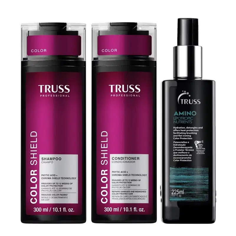 Kit Truss Color Shield - Shampoo & Condicionador 300ml + Amino 225ml