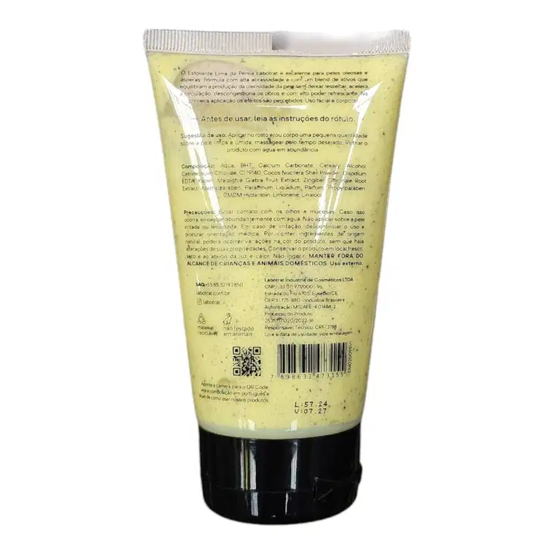 Kit Labotrat Dia a Dia Lima da Pérsia - Sabonete Líquido 190ml + Esfoliante 150g + Sais Espumantes 280g