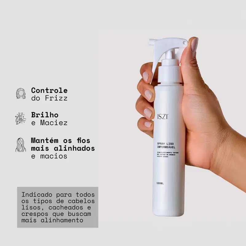 Spray Liso Impermeável - Blindagem Antiumidade 120ml