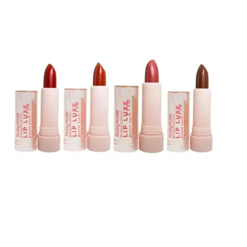Batom Satin Lip Luxe Ruby Rose HBL6000 Vermelho Rosa Marrom Cor:LL20