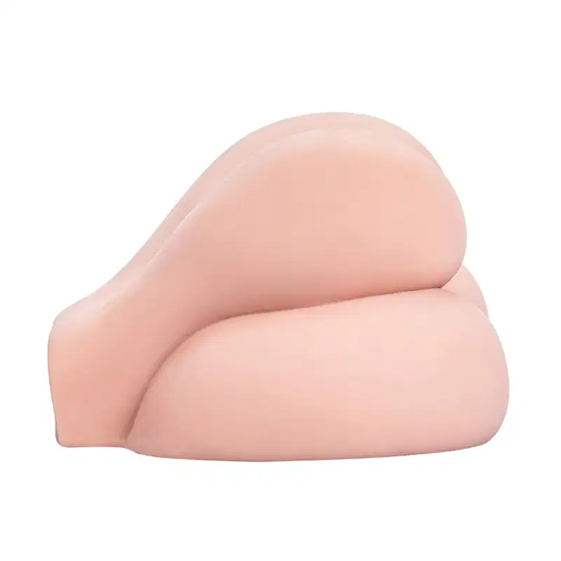 Masturbador em formato bumbum com 2 orifícios vagina e 1 ânus