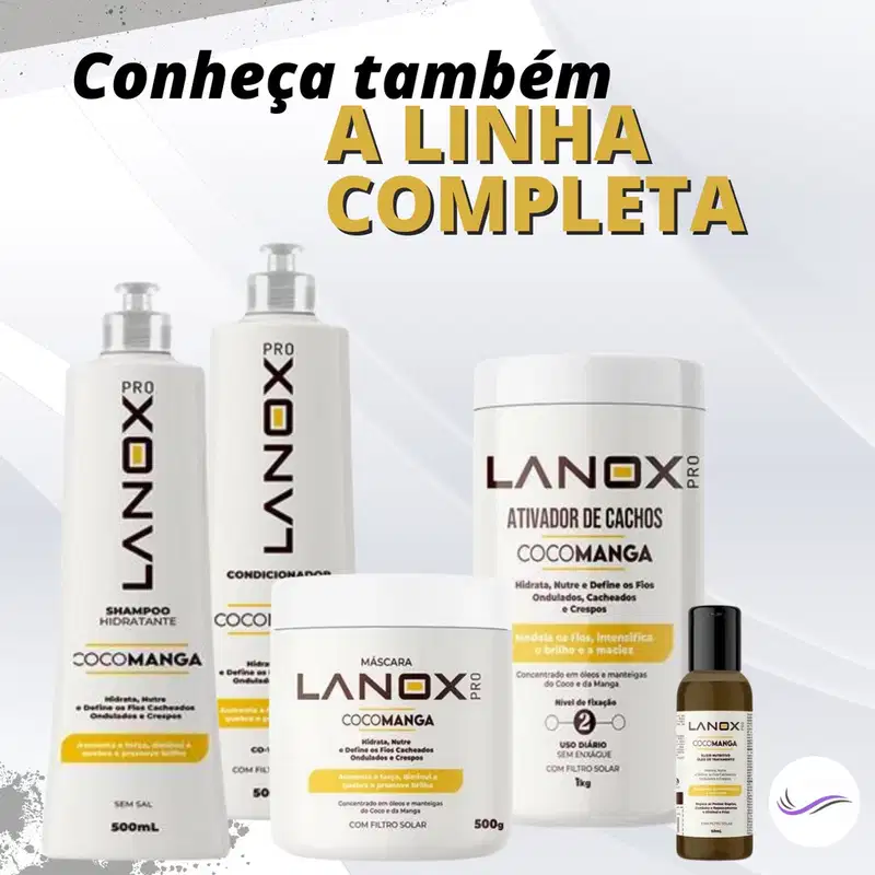 Óleo de Tratamento Coco Manga Lanox Pro Trihair  60ml