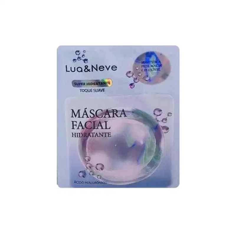 Máscara Facial Hidratante - Lua e Neve