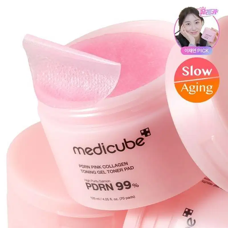 Medicube Toner Pad Pink - Pads de Hidrogel (70 Unidades)