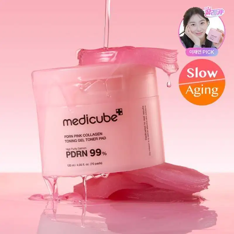 Medicube Toner Pad Pink - Pads de Hidrogel (70 Unidades)