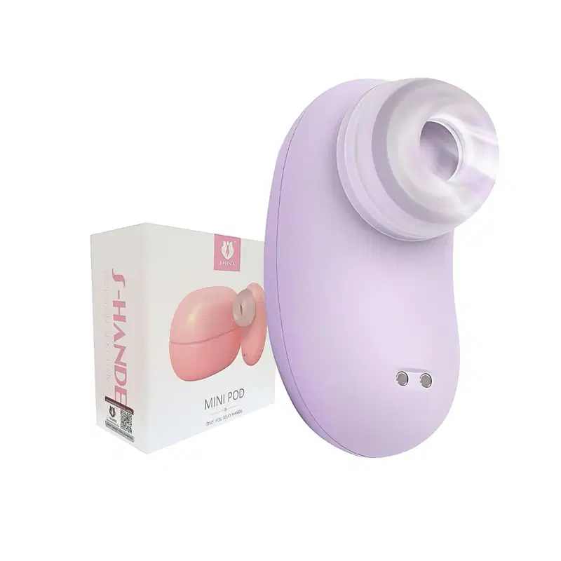 Sugador Clitoriano S-Hande Mini Pod Lilás, 1 produto.