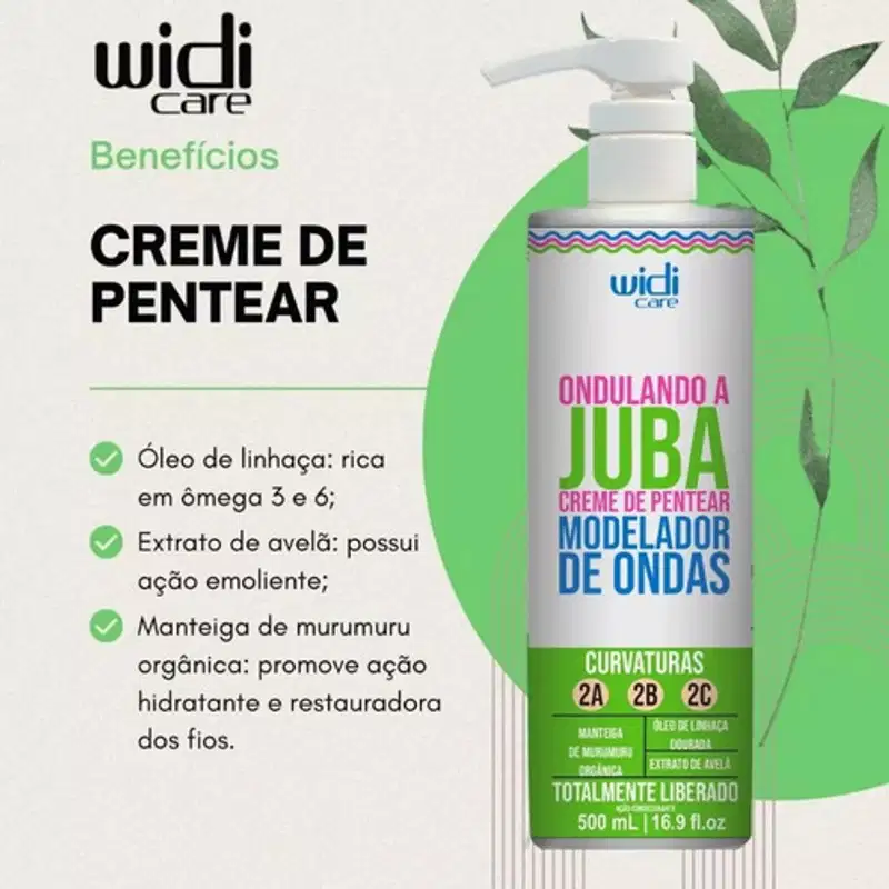 Kit Ondulando A Juba E Shampoo Higienizando A Juba Widi Care