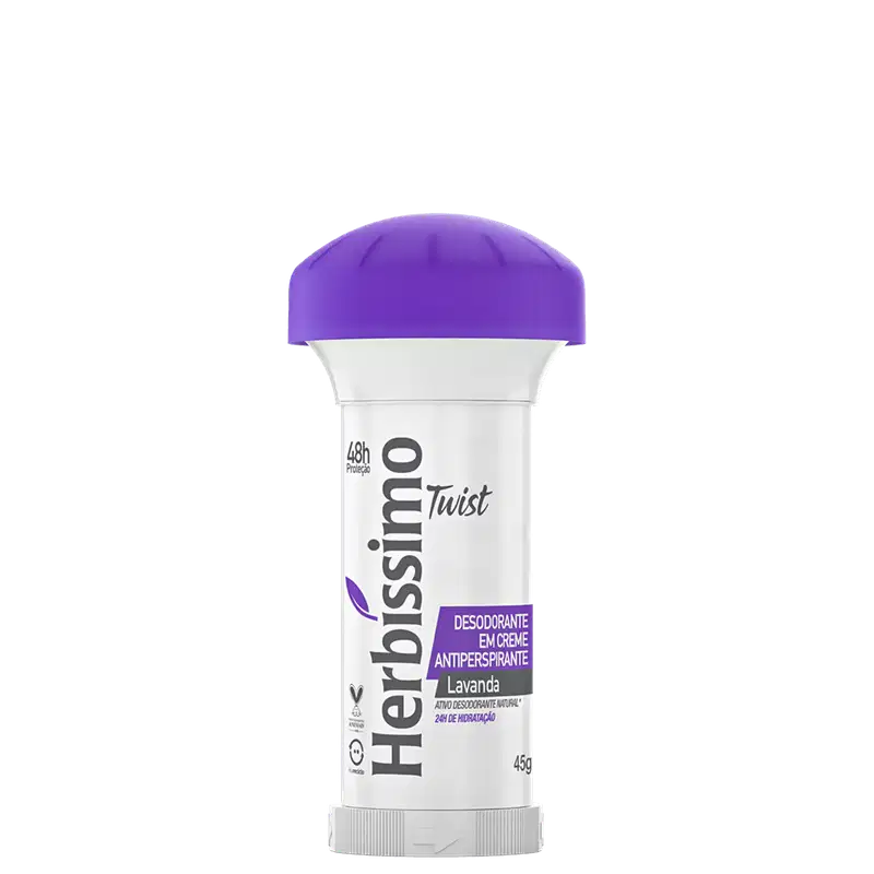 Desodorante Twist Antitranspirante Lavanda Herbissimo 45g
