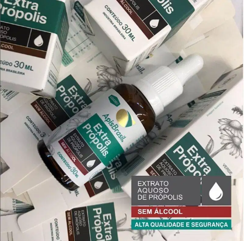 Apis Brasil Aquoso sem Álcool - Extrato de Própolis 30ml