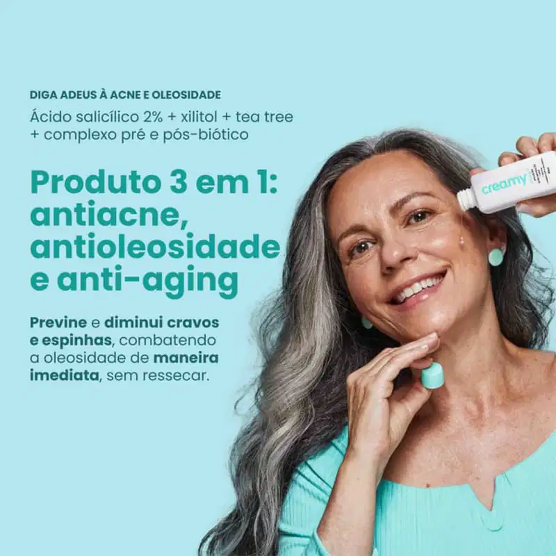 Kit Creamy Ácido Salicílico Antiacne Double (2 Unidades)