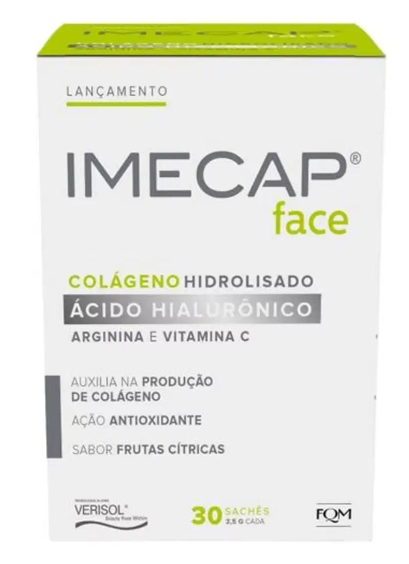 Imecap Face Rejuvenecedor Ácido Hialurônico - Colágeno Hidrolisado (30 Sachês)