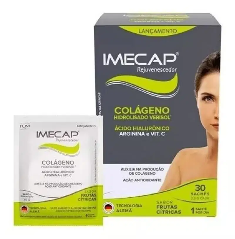 Imecap Face Rejuvenecedor Ácido Hialurônico - Colágeno Hidrolisado (30 Sachês)