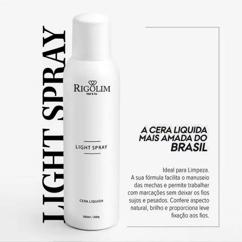 Rigolim Hair & Co Light Spray - Cera Modeladora Líquida 200ml