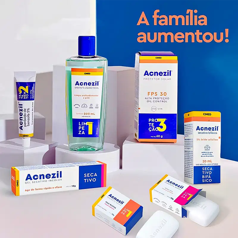 Cimed Acnezil Antisséptico - Sabonete Líquido Facial 200ml