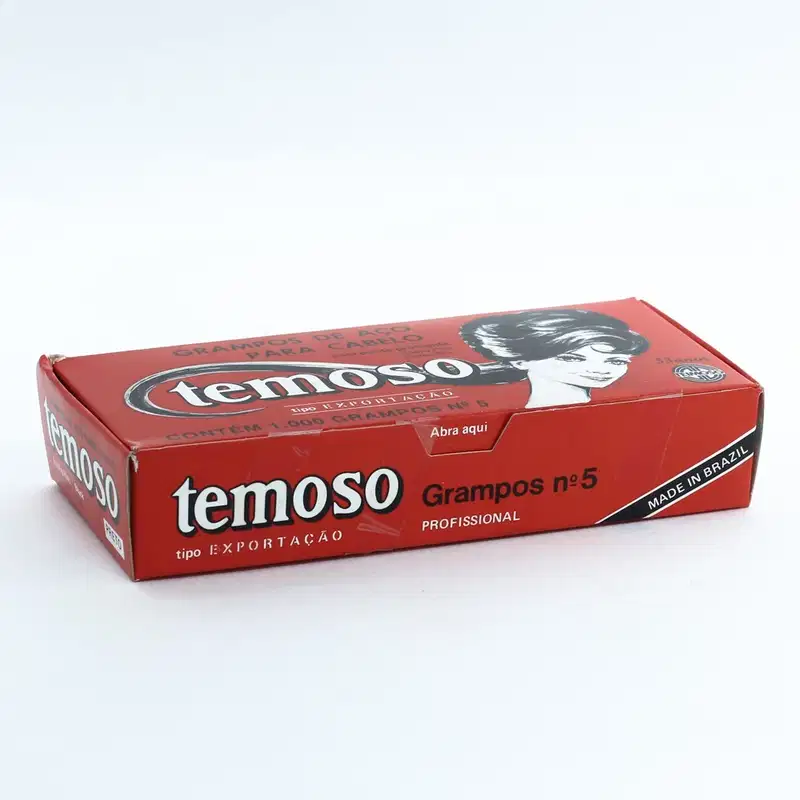 Teimoso Nº 5 Preto - Grampos de Cabelo (1000 Unidades)