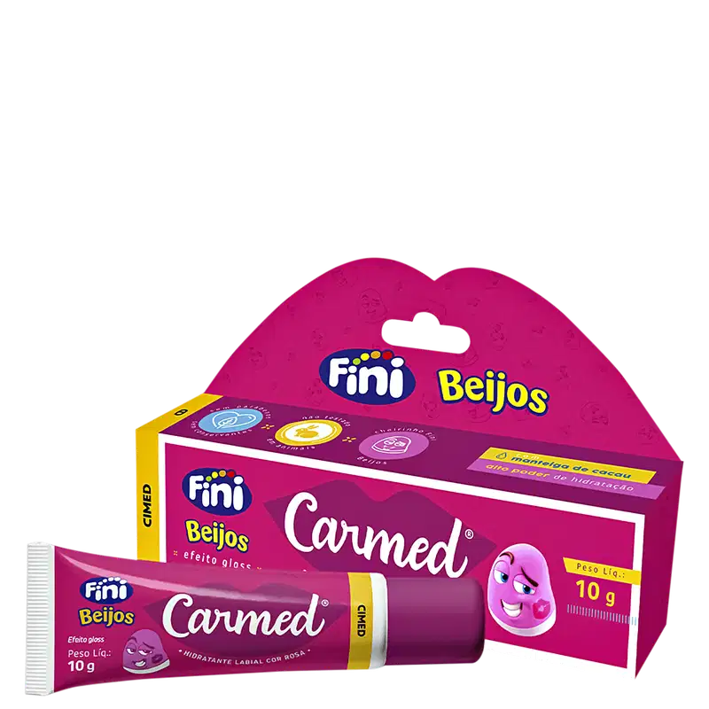 Carmed Fini Beijos Rosa - Hidratante Labial 10g