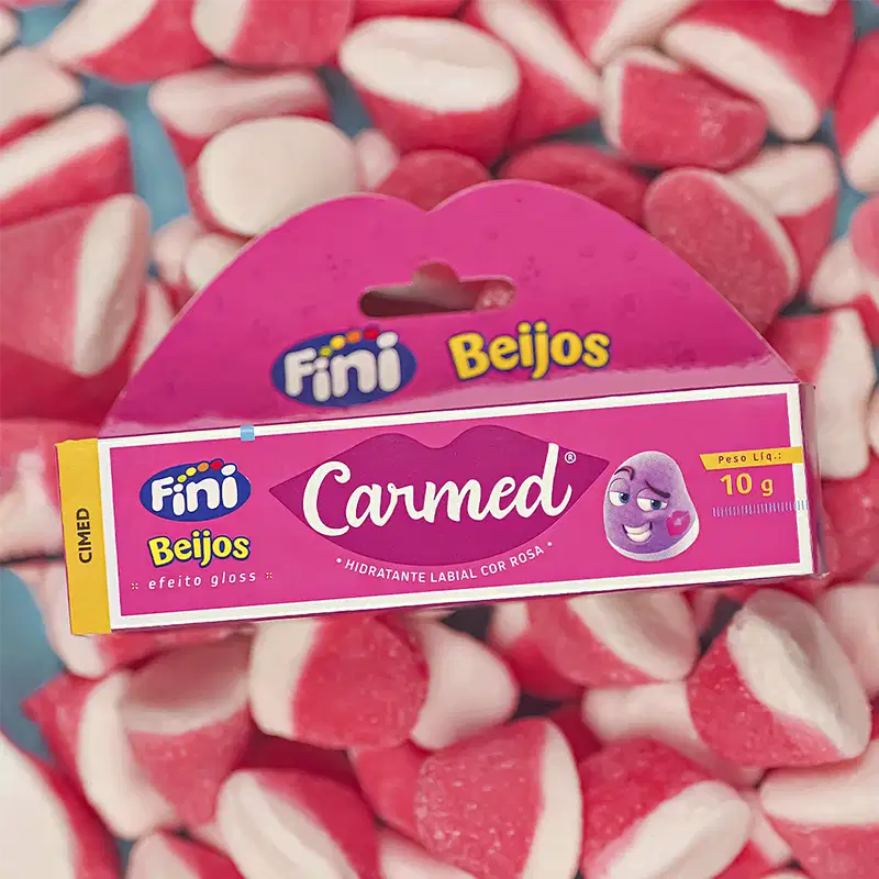 Carmed Fini Beijos Rosa - Hidratante Labial 10g