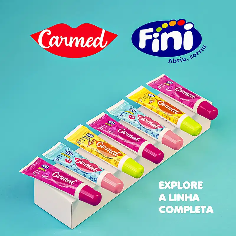 Carmed Fini Beijos Rosa - Hidratante Labial 10g
