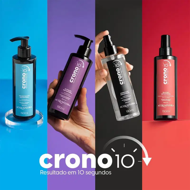 Acquaflora Crono 10 Selagem Instantânea  - Tratamento Capilar 190ml