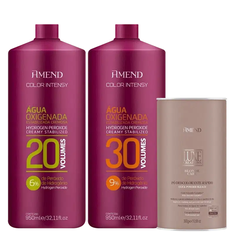 Kit Amend Descoloração Luxe Creations Intensy (3 Produtos)