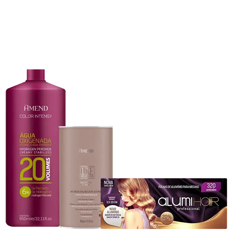 Kit Amend Descoloração Profissional (3 Produtos)