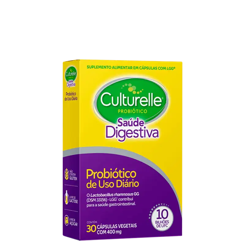 Culturelle Saúde Digestiva - Probiótico (30 Cápsulas)
