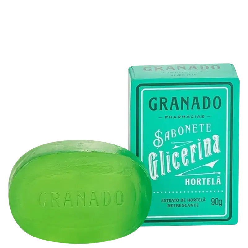 Granado Sabonete Vegetal de Glicerina e Hortelã - Sabonete em Barra 90g