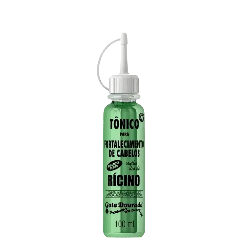 TONICO CAPILAR GOTA DOURADA FORTALECIMENTO RICINO 100ML