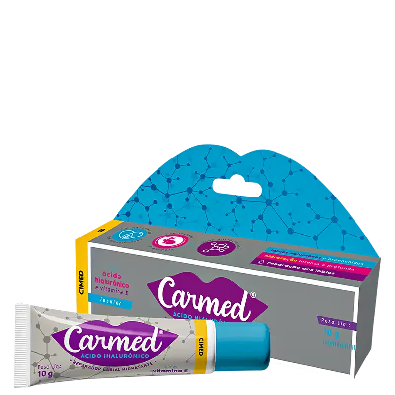 Carmed Ácido Hialurônico - Hidratante Labial 10g
