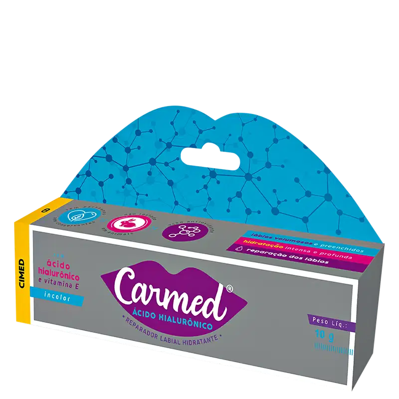 Carmed Ácido Hialurônico - Hidratante Labial 10g