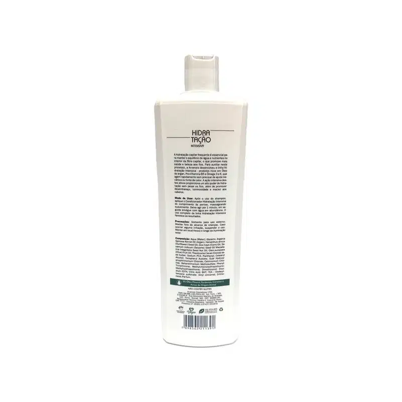 Condicionador Hidratação Intensiva de Arvensis. Volumetria 1L