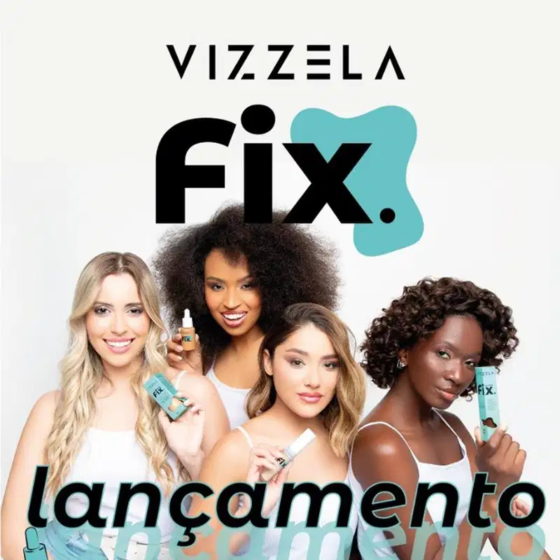 Vizzela Cosméticos Fix Cor 18 - Base Líquida 30ml