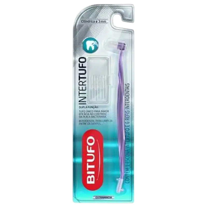 Escova Bitufo Intertufo Cilindrica 3Mm 6Un