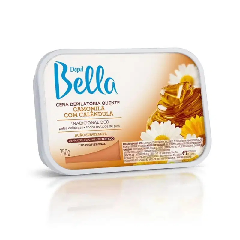 Cera Quente em Barra Depil Bella Camomila e Calêndula 250g