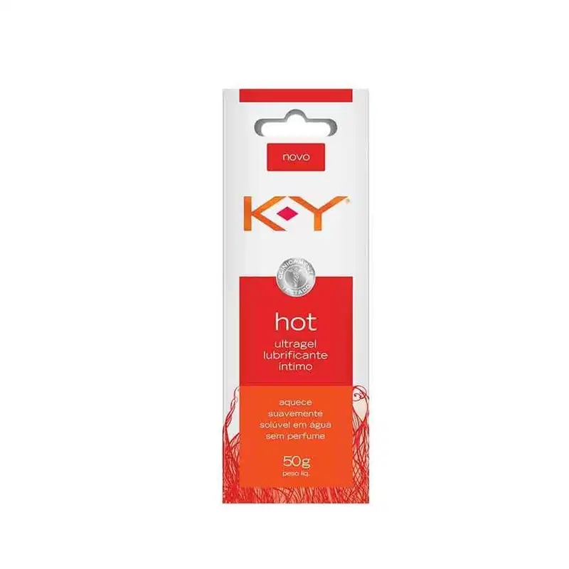 Gel Lubrificante Íntimo Hot K-y Ky Aquece - 50g