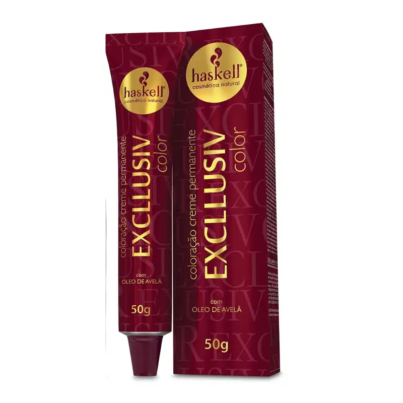 Tinta Excllusiv  Louro Escuro Violeta Vermelho 50G 6.26