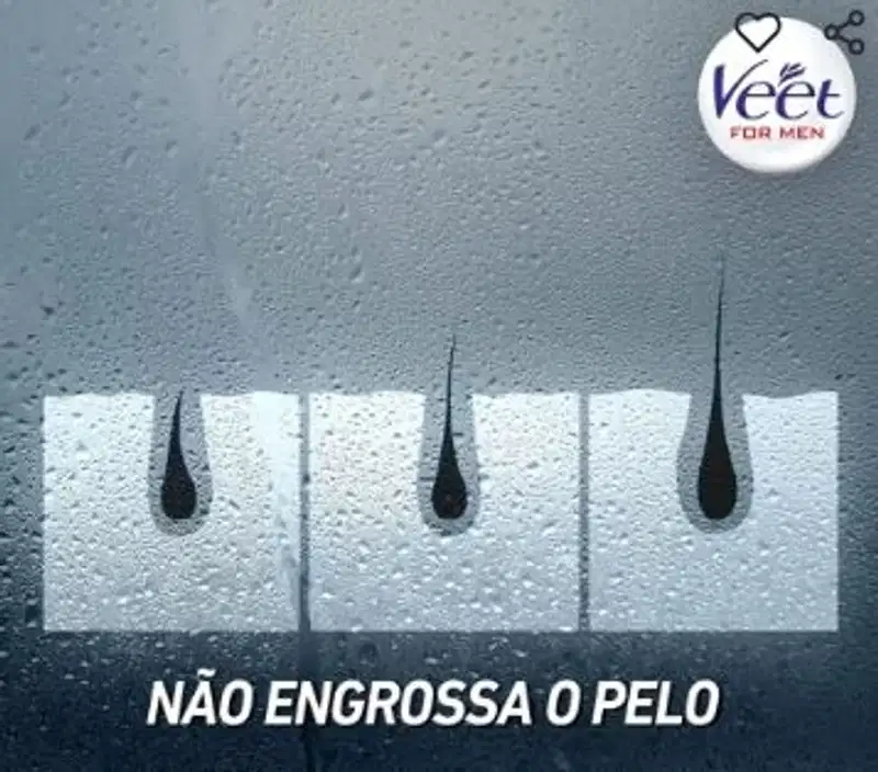 Creme Depilatorio Veet Men 200ml Peles Normais