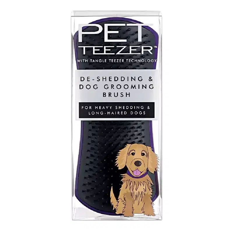 Tangle Teezer Pet Teezer De-Shedding Purple/ Grey - Escova para Pet