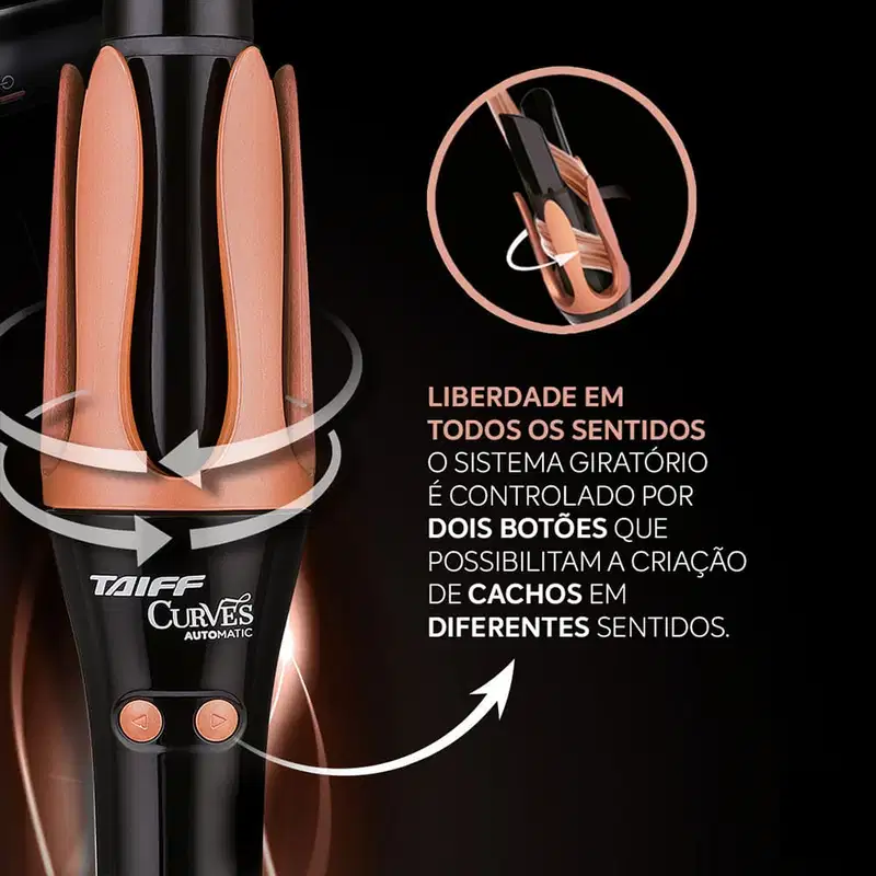 Taiff Curves Automatic Bivolt 210ºC - Modelador de Cachos