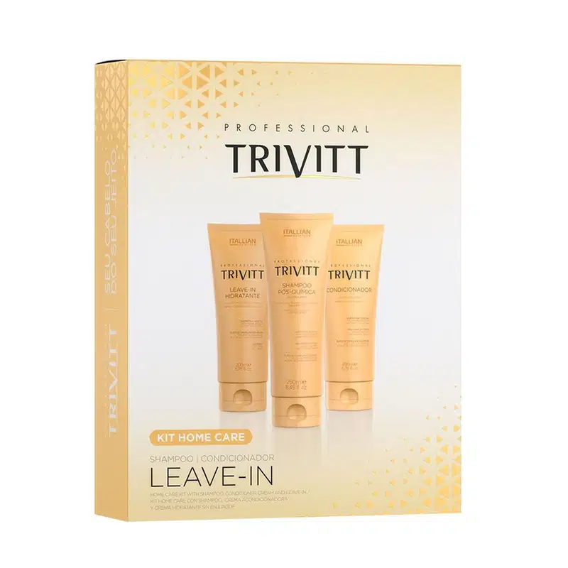 6 Kits Trivitt Home Care com Hidratação e Leave-in
