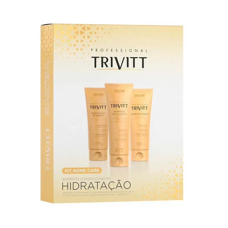 6 Kits Trivitt Home Care com Hidratação e Leave-in