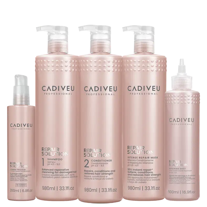 Kit Cadiveu Professional Repair Solution Treatment (5 Produtos)