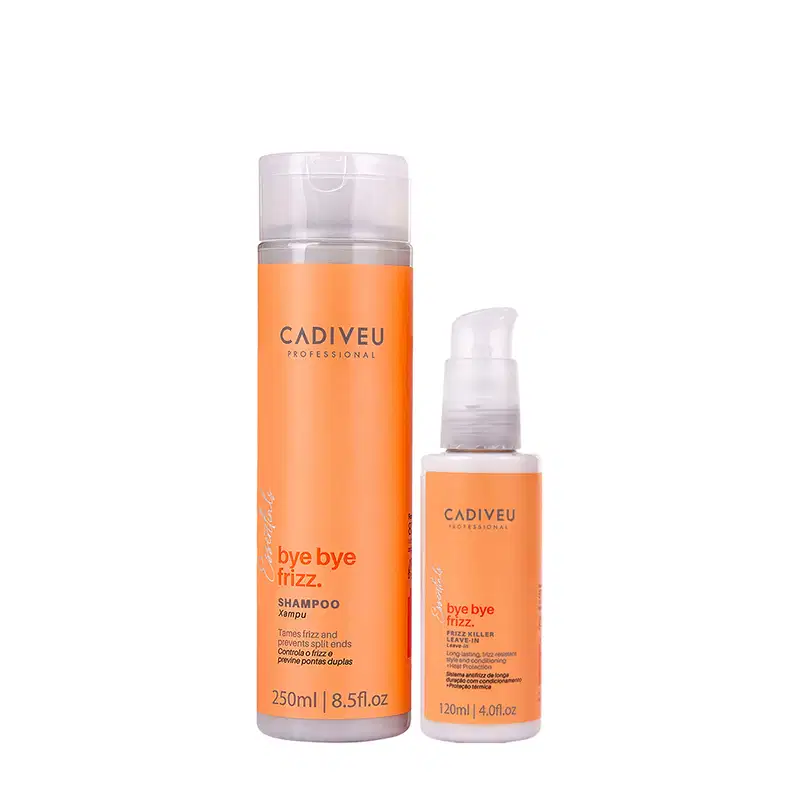 Kit Cadiveu Professional Bye Bye Frizz  Shampoo e Leave-in (2 produtos)