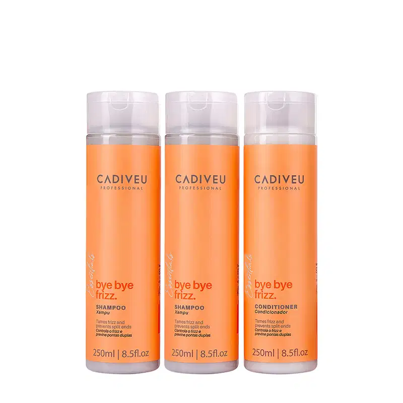 Kit Cadiveu Professional Bye Bye Frizz Shampoo Extra e Condicionador (3 produtos)