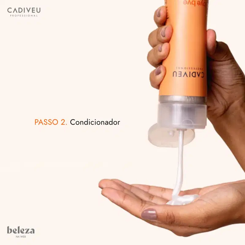 Kit Cadiveu Professional Bye Bye Frizz Shampoo Extra e Condicionador (3 produtos)
