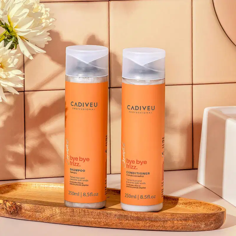 Kit Cadiveu Professional Bye Bye Frizz Shampoo Extra e Condicionador (3 produtos)