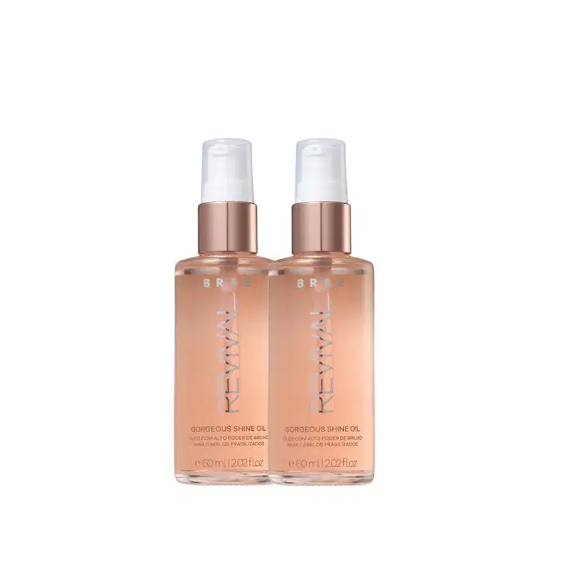 Kit 2 Óleo Revival Gorgeous Shine 60ml - Braé