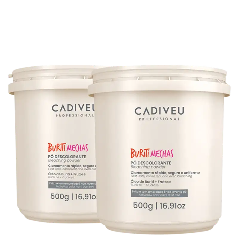 Kit Cadiveu Buriti Mechas - Pó Descolorante 500g (2 unidades)